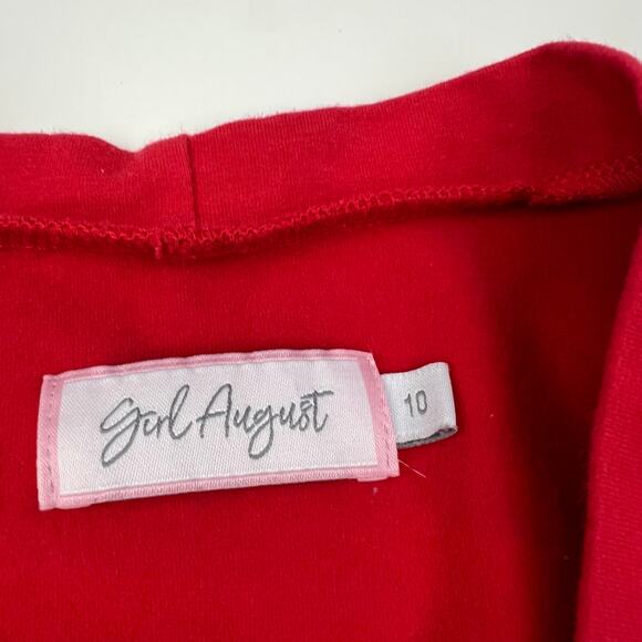 Girl August Red Cardigan - Picture 4 of 5